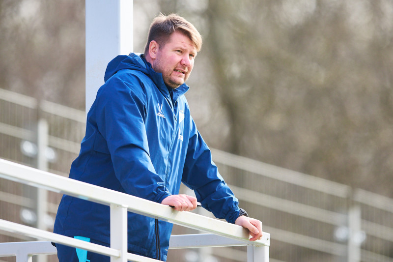 Тренировка женской команды перед матчем с «Крыльями Советов»