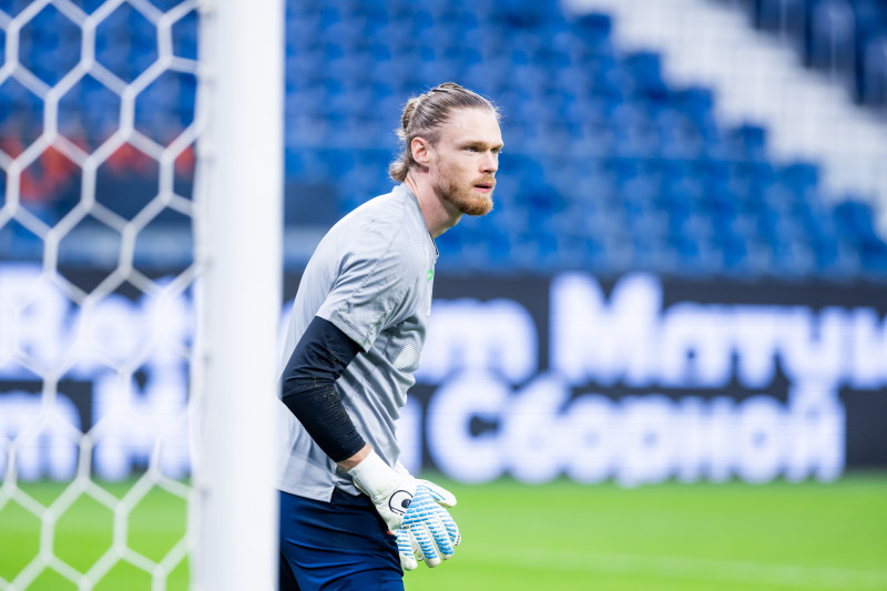 Тренировка сборной России по футболу накануне матча со сборной Мали