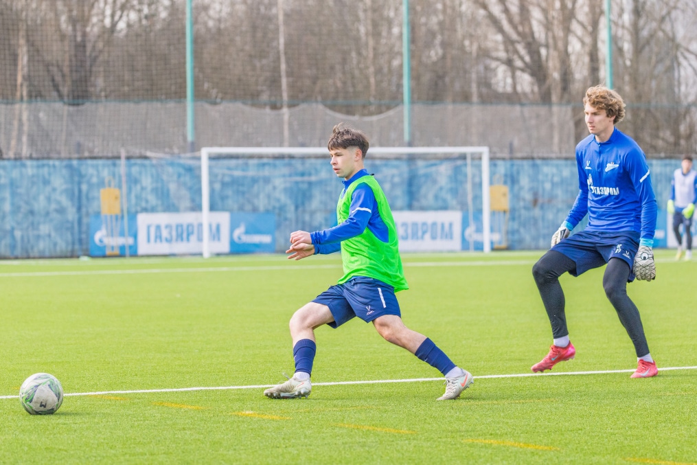 Тренировка «Зенита»-м перед матчем с «Краснодаром»-м
