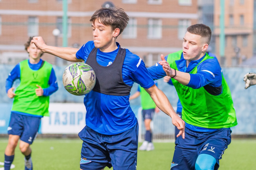 Тренировка «Зенита»-м перед матчем с «Краснодаром»-м