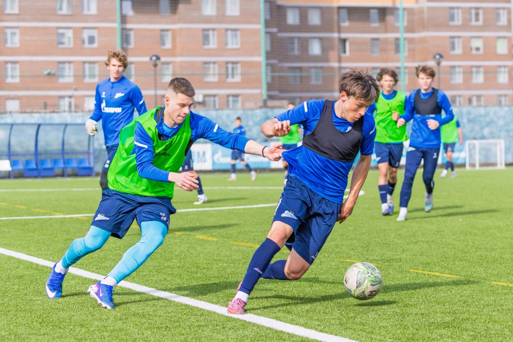 Тренировка «Зенита»-м перед матчем с «Краснодаром»-м