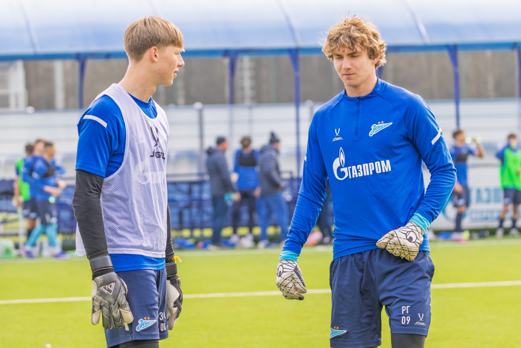 Тренировка «Зенита»-м перед матчем с «Краснодаром»-м