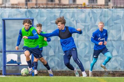 Тренировка «Зенита»-м перед матчем с «Краснодаром»-м