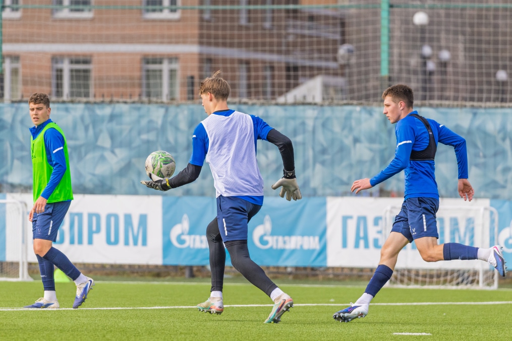 Тренировка «Зенита»-м перед матчем с «Краснодаром»-м