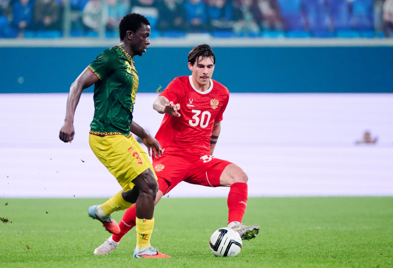 Товарищеский матч по футболу: Россия — Мали