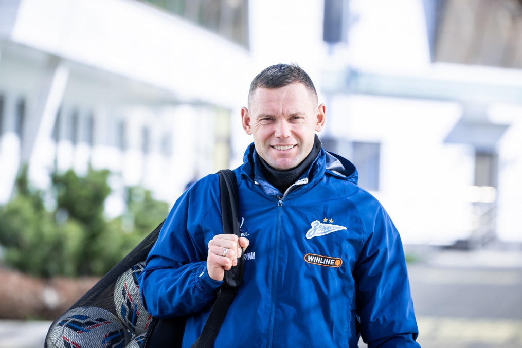 Тренировка основного состава «Зенита» перед матчем с «Крыльями Советов»