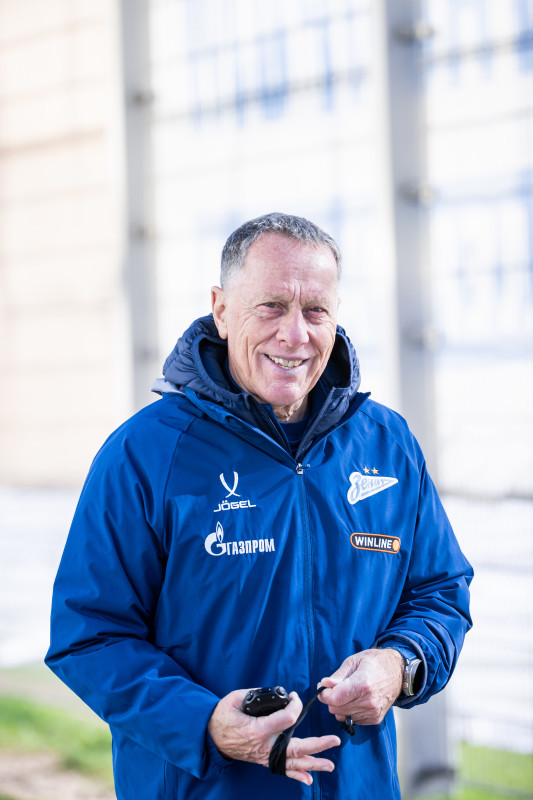 Тренировка основного состава «Зенита» перед матчем с «Крыльями Советов»