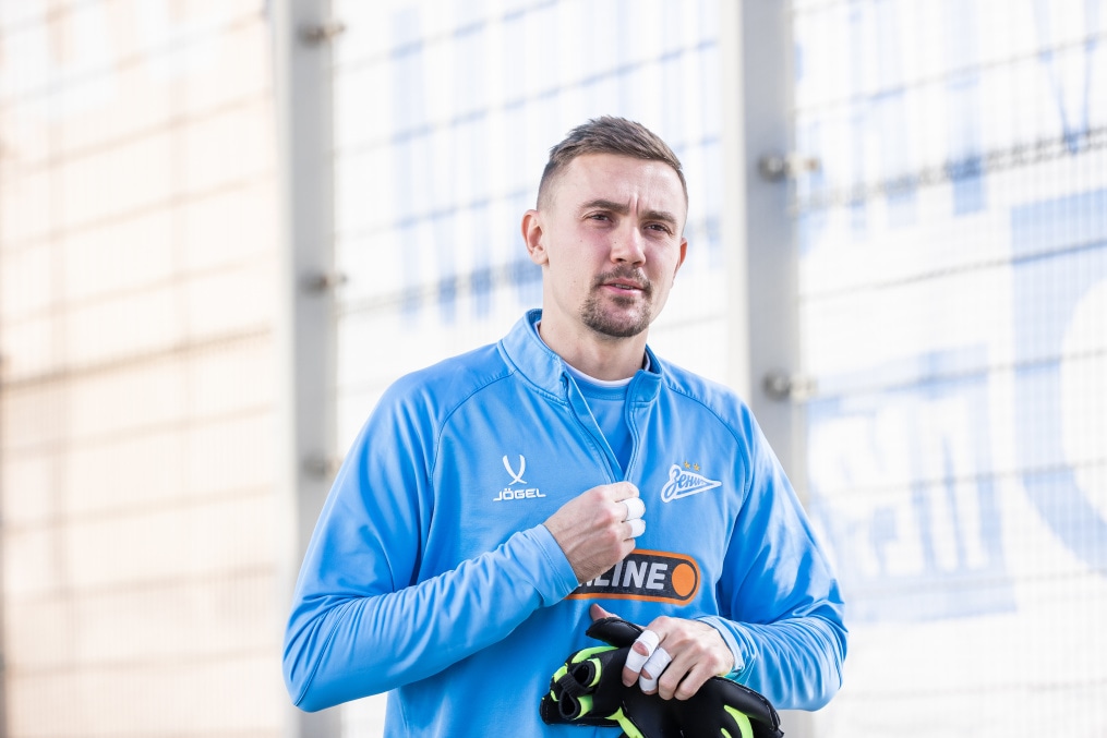 Тренировка основного состава «Зенита» перед матчем с «Крыльями Советов»