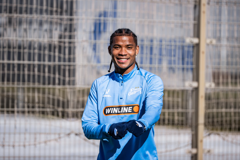 Тренировка основного состава «Зенита» перед матчем с «Крыльями Советов»