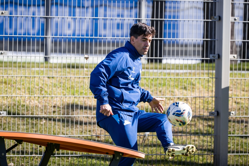 Тренировка основного состава «Зенита» перед матчем с «Крыльями Советов»