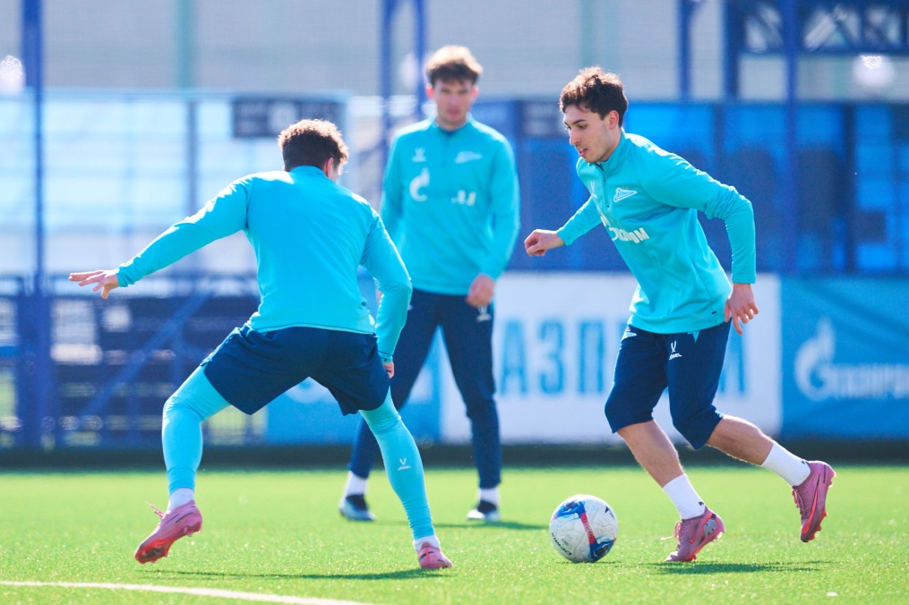 Тренировка «Зенита»-2 перед матчем с «Динамо»-2 (Москва)