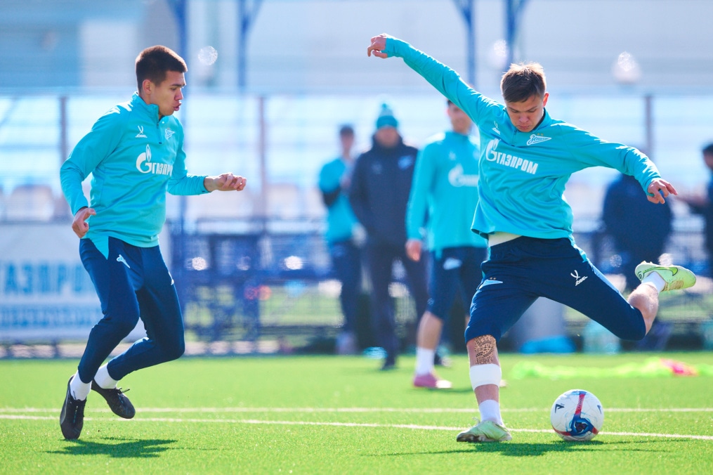 Тренировка «Зенита»-2 перед матчем с «Динамо»-2 (Москва)