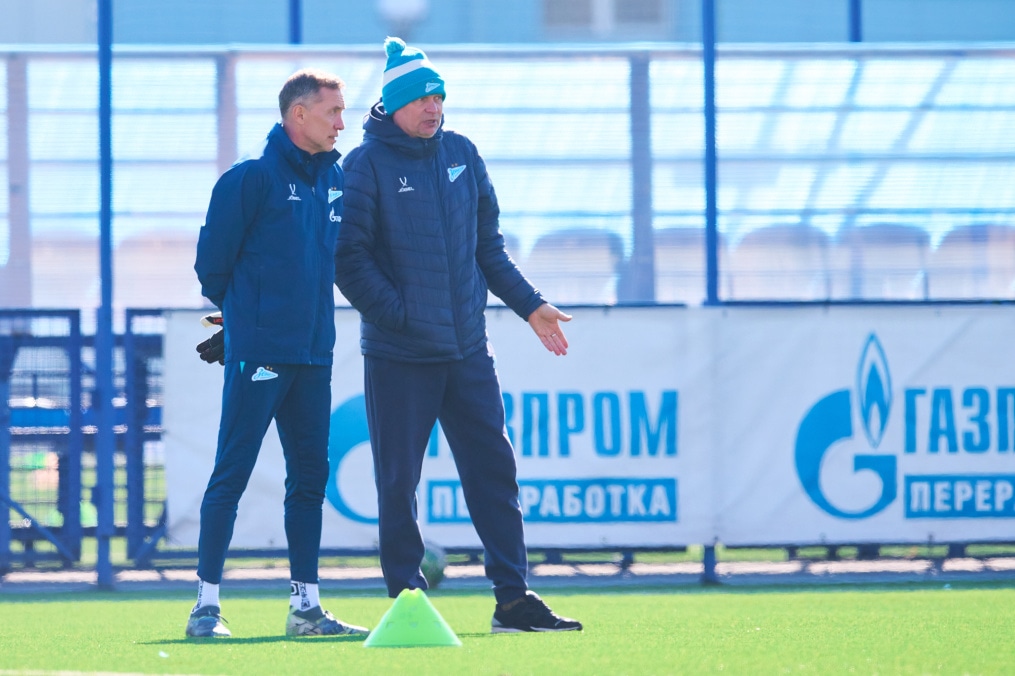 Тренировка «Зенита»-2 перед матчем с «Динамо»-2 (Москва)