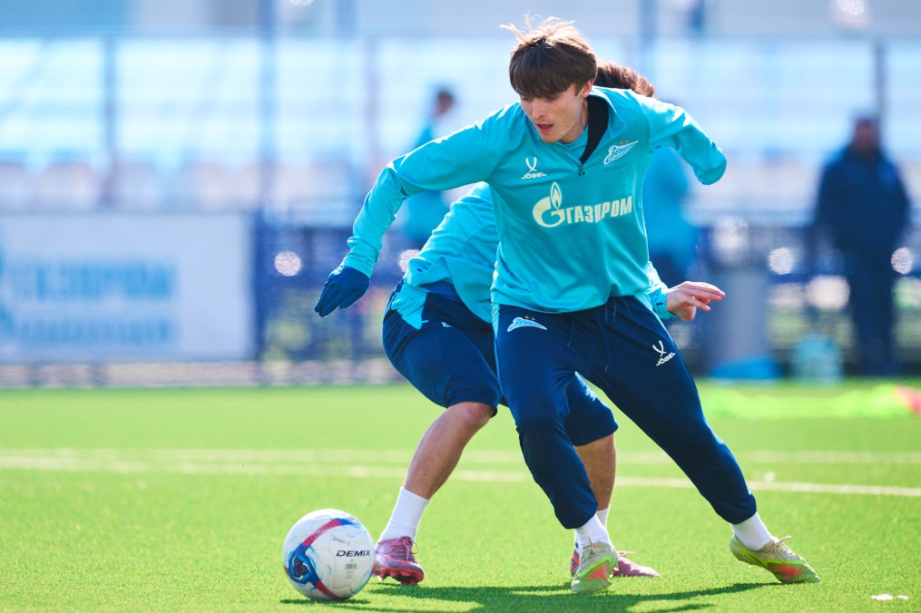 Тренировка «Зенита»-2 перед матчем с «Динамо»-2 (Москва)