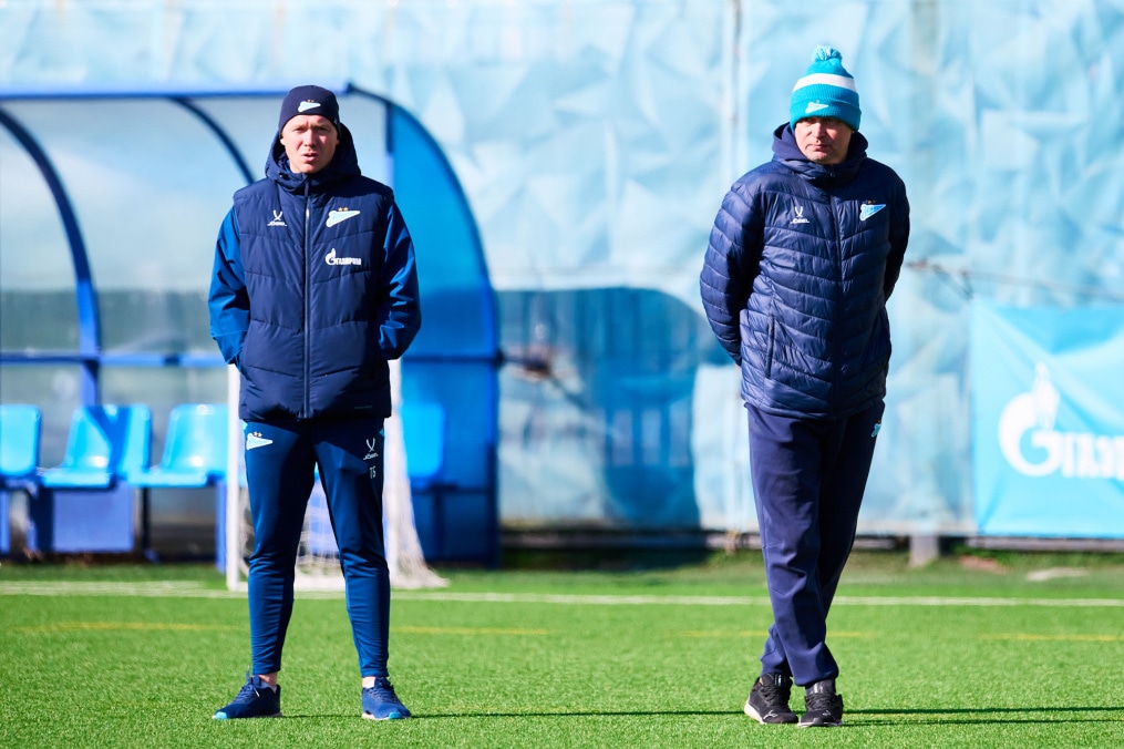 Тренировка «Зенита»-2 перед матчем с «Динамо»-2 (Москва)