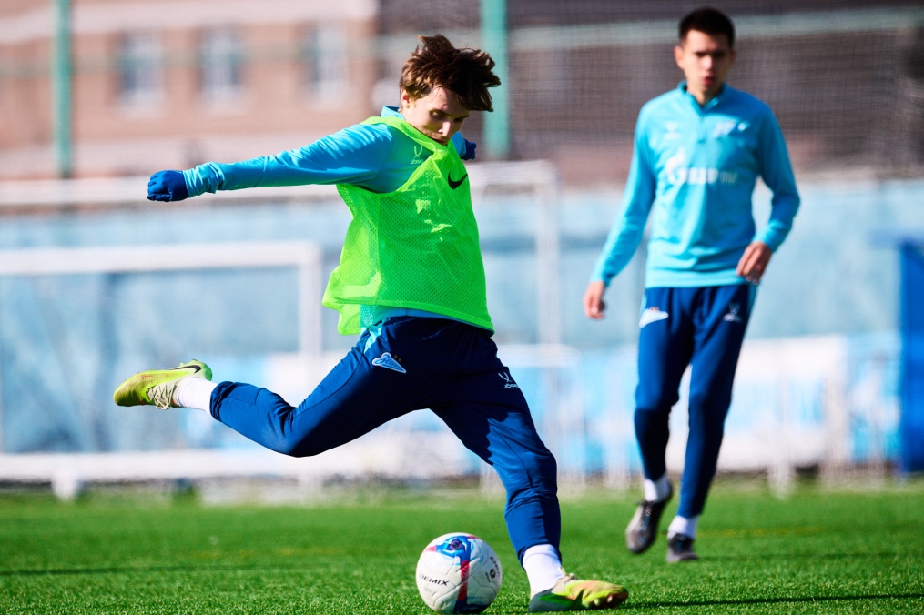 Тренировка «Зенита»-2 перед матчем с «Динамо»-2 (Москва)