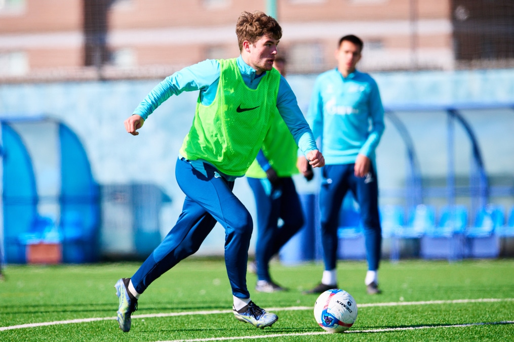 Тренировка «Зенита»-2 перед матчем с «Динамо»-2 (Москва)