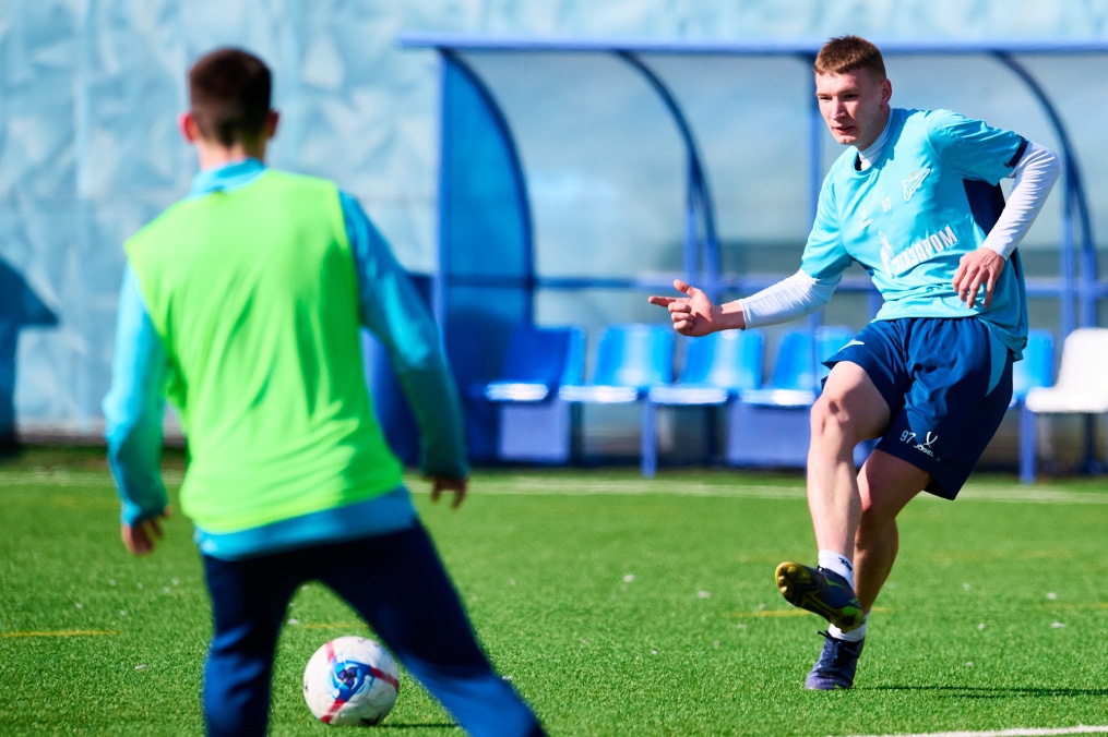 Тренировка «Зенита»-2 перед матчем с «Динамо»-2 (Москва)