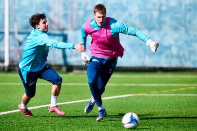 Тренировка «Зенита»-2 перед матчем с «Динамо»-2 (Москва)