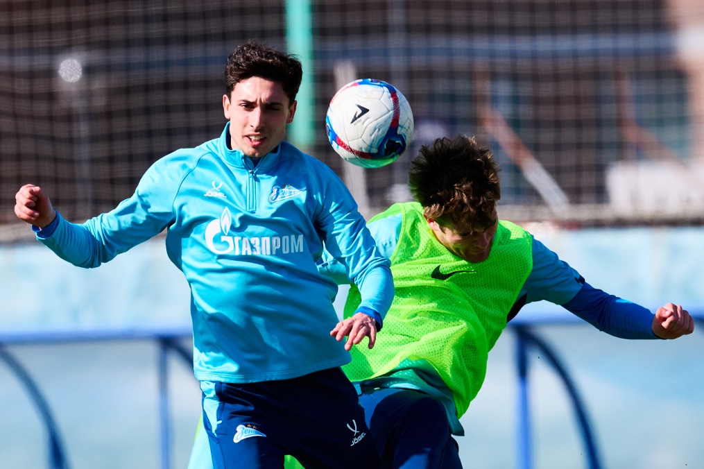 Тренировка «Зенита»-2 перед матчем с «Динамо»-2 (Москва)
