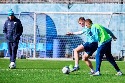 Тренировка «Зенита»-2 перед матчем с «Динамо»-2 (Москва)