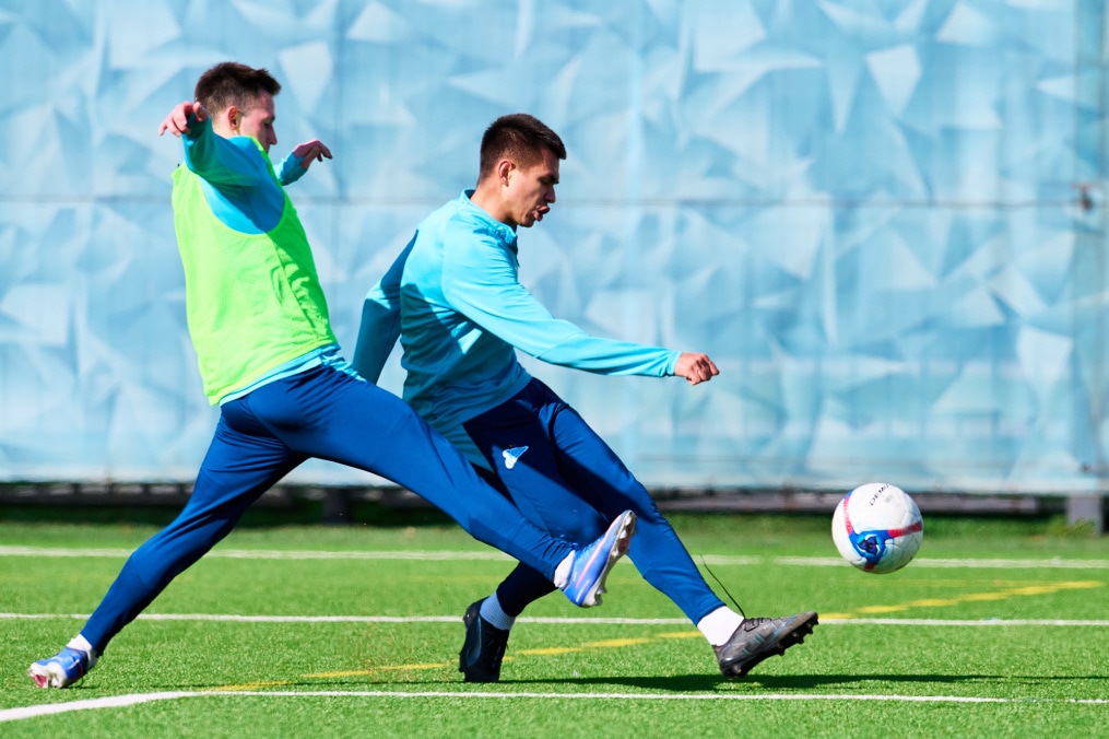 Тренировка «Зенита»-2 перед матчем с «Динамо»-2 (Москва)