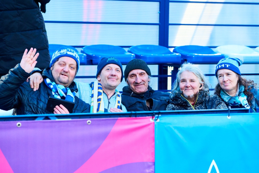 Болельщики на матче «Зенит» — «Крылья Советов»