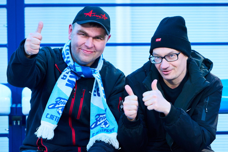 Болельщики на матче «Зенит» — «Крылья Советов»