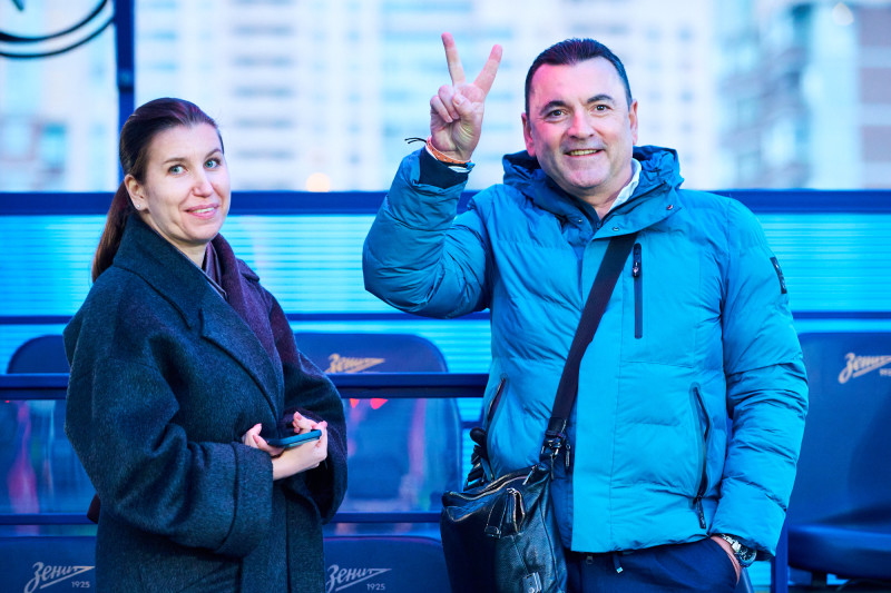 Болельщики на матче «Зенит» — «Крылья Советов»