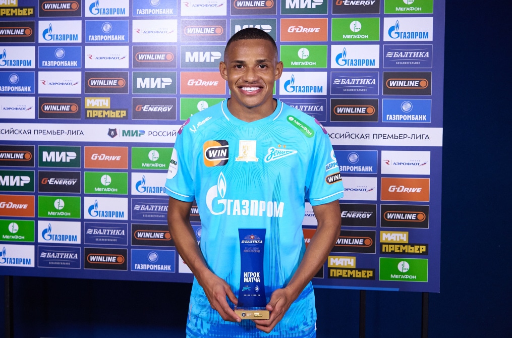 Лучший игрок матча «Зенит» — «Крылья Советов»