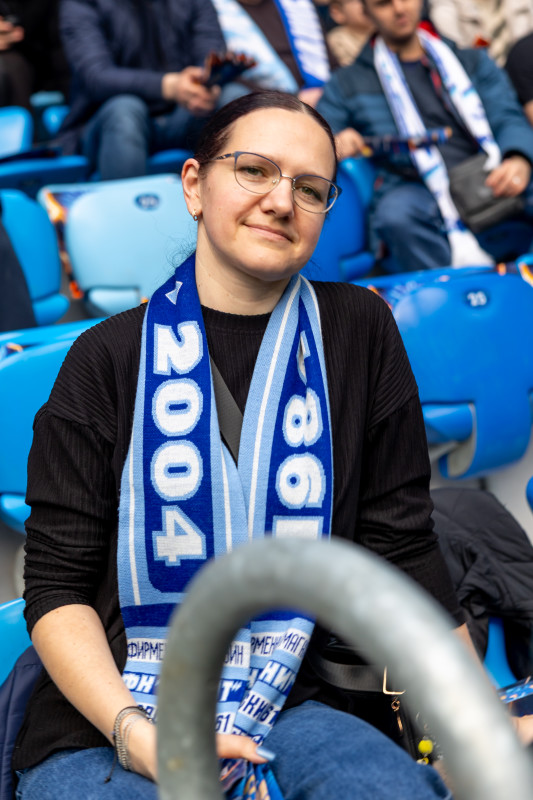 Болельщики на матче «Зенит» — «Крылья Советов»