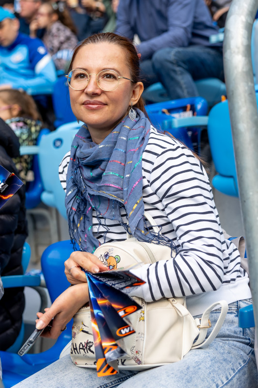 Болельщики на матче «Зенит» — «Крылья Советов»