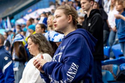 Болельщики на матче «Зенит» — «Крылья Советов»