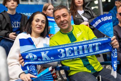 Болельщики на матче «Зенит»—«Сочи»