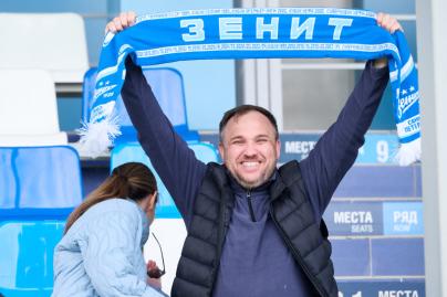 Болельщики на матче «Зенит» — «Рубин»