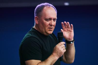 Встреча главного тренера юношеской сборной белорусской команды Александра Бразевича в «Газпром»-Академии
