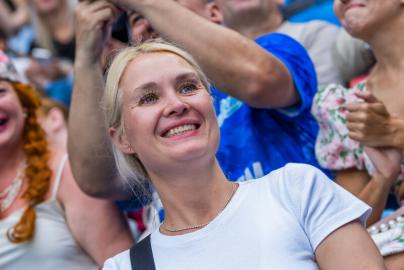 Болельщики на матче «Зенит» — «Химнаcия»