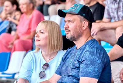 The fans at the match» Zenit «-„ Krasnodar „