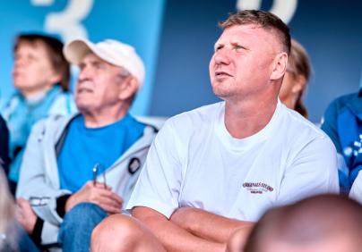 Болельщики на матче «Зенит»-2 — «Динамо»-2