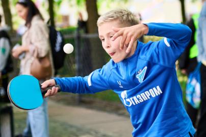 Открытая тренировка «Зенита» при поддержке Winline на площади Островского