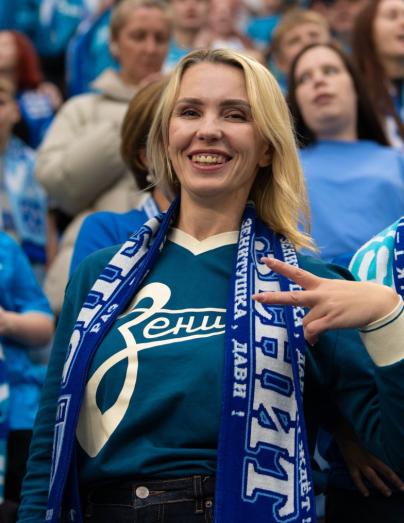 Болельщики на матче «Зенит» — «Ахмат»