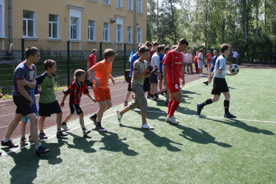  «День „Зенита“» в детском летнем лагере «Питер—Ямал». 