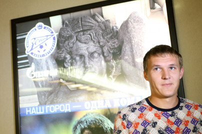  Встреча футболиста Сборной России Александра Бухарова в  Пулков