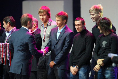 Чествование Чемпионов России 2010