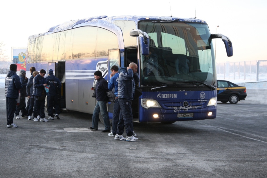 Отъезд ФК «Зенит» на сборы в Объединённые Арабские Эмираты