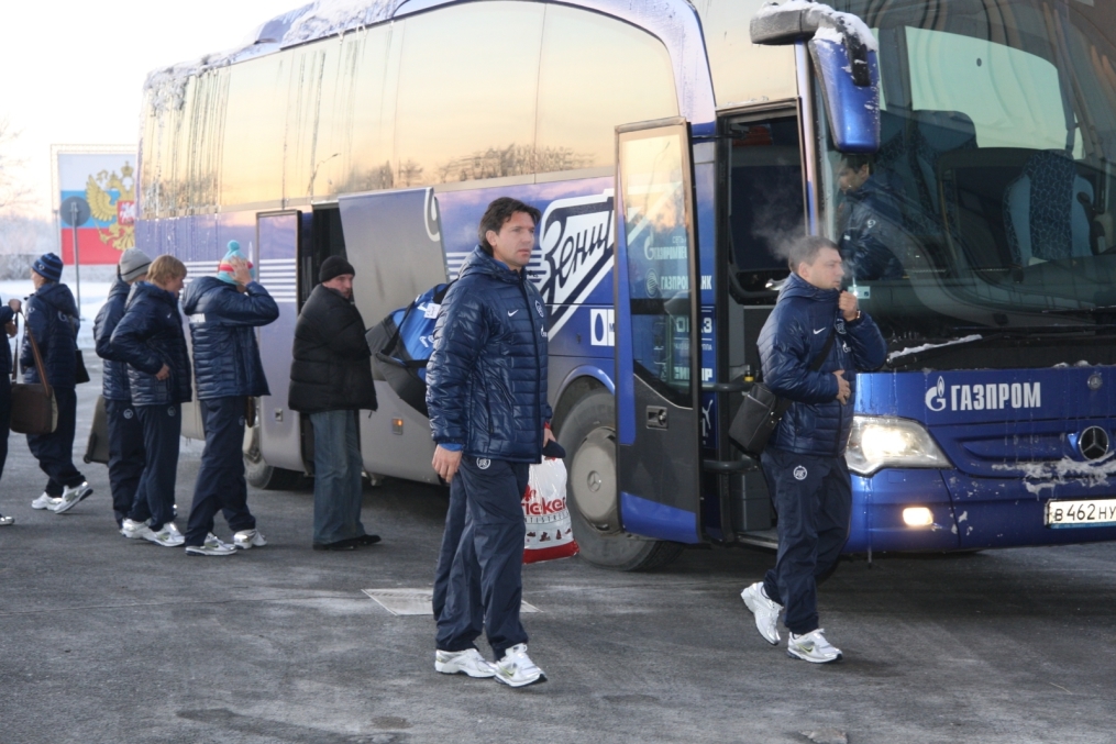 Отъезд ФК «Зенит» на сборы в Объединённые Арабские Эмираты