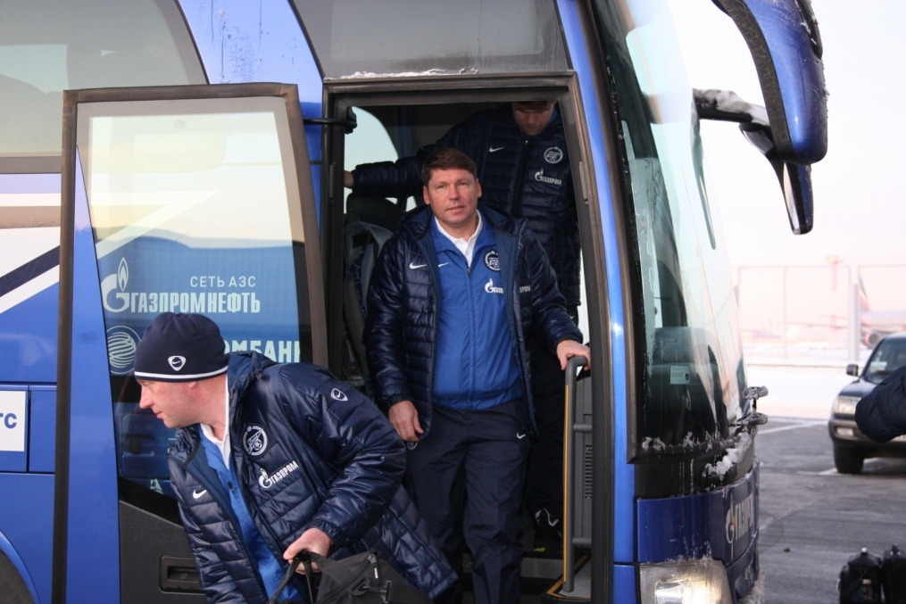 Отъезд ФК «Зенит» на сборы в Объединённые Арабские Эмираты