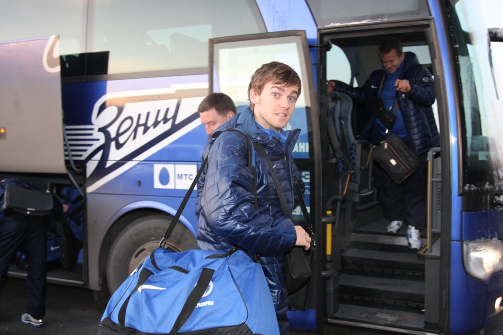 Отъезд ФК «Зенит» на сборы в Объединённые Арабские Эмираты