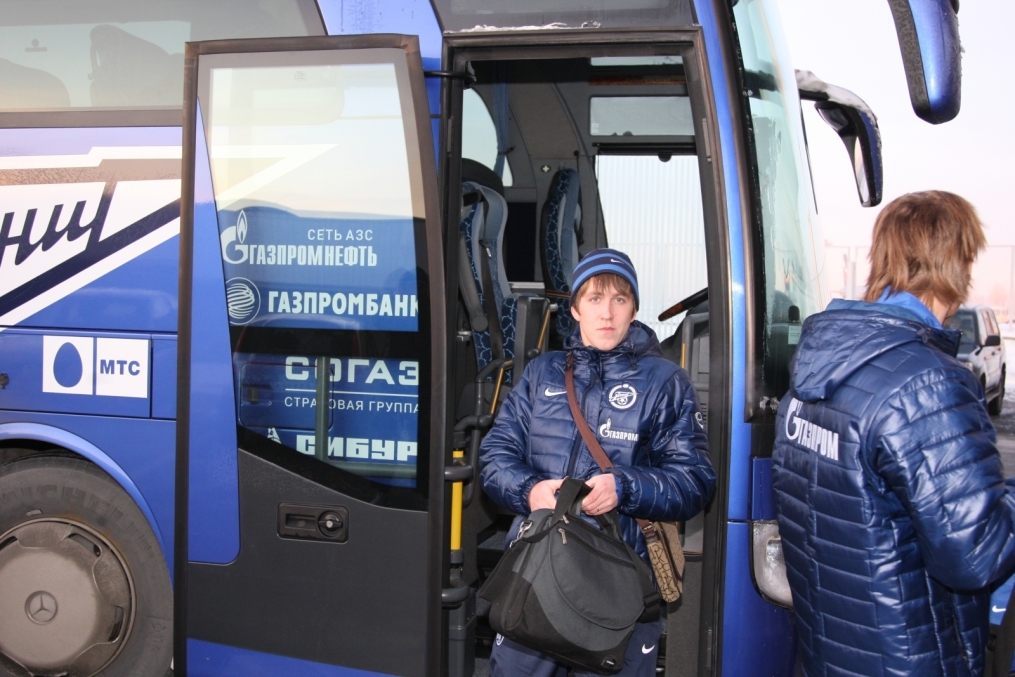 Отъезд ФК «Зенит» на сборы в Объединённые Арабские Эмираты