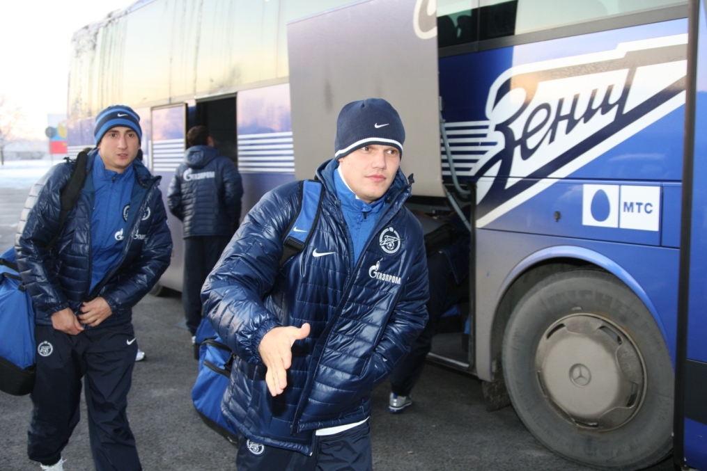 Отъезд ФК «Зенит» на сборы в Объединённые Арабские Эмираты